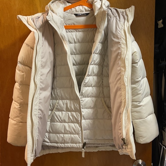 North Face Girl’s Double Down Trimclimate down jacket (14/16) - Picture 3 of 7